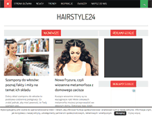 Tablet Screenshot of hairstyle24.pl